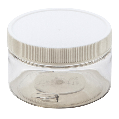 Container Straight Side, PETE 4oz, 12/PK