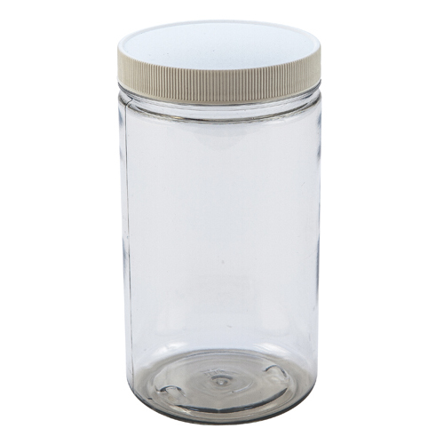 Container Straight Side, PETE 32oz, 6/PK