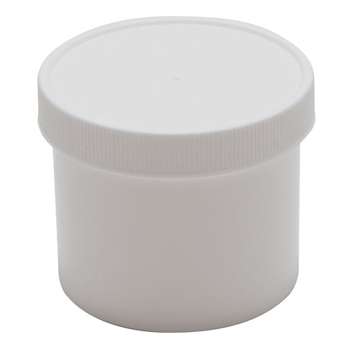 Jar White, PP 4oz, 72/CS