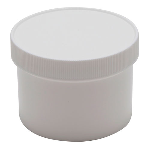 Jar White, PP 8oz, 48/CS