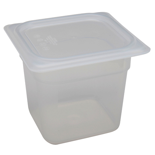 Pan Transfer w Lid, PP 2.4Qt, 6/CS