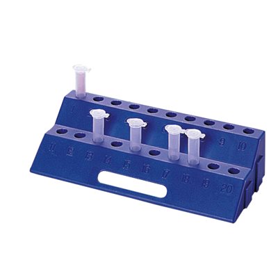 Microtube Rack 20-Place Rack, Blue