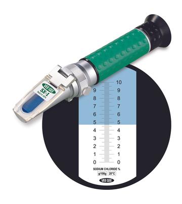 Handheld Refractometer - SX-2 | 0 to 28% NaCl