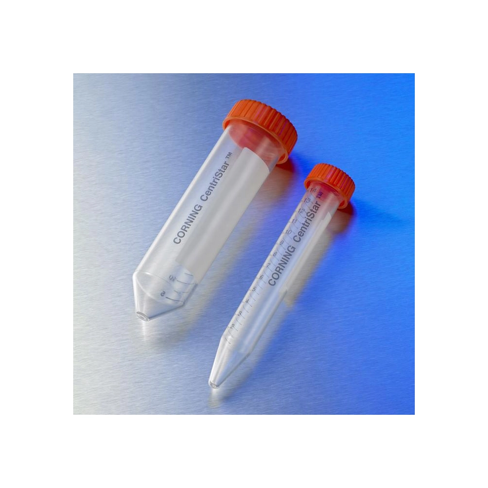 Corning 50mL PP Centrifuge Tubes, Conical Bottom with CentriStar Cap, Bulk Packed, Sterile, 25/Sleeve, 500/Case
