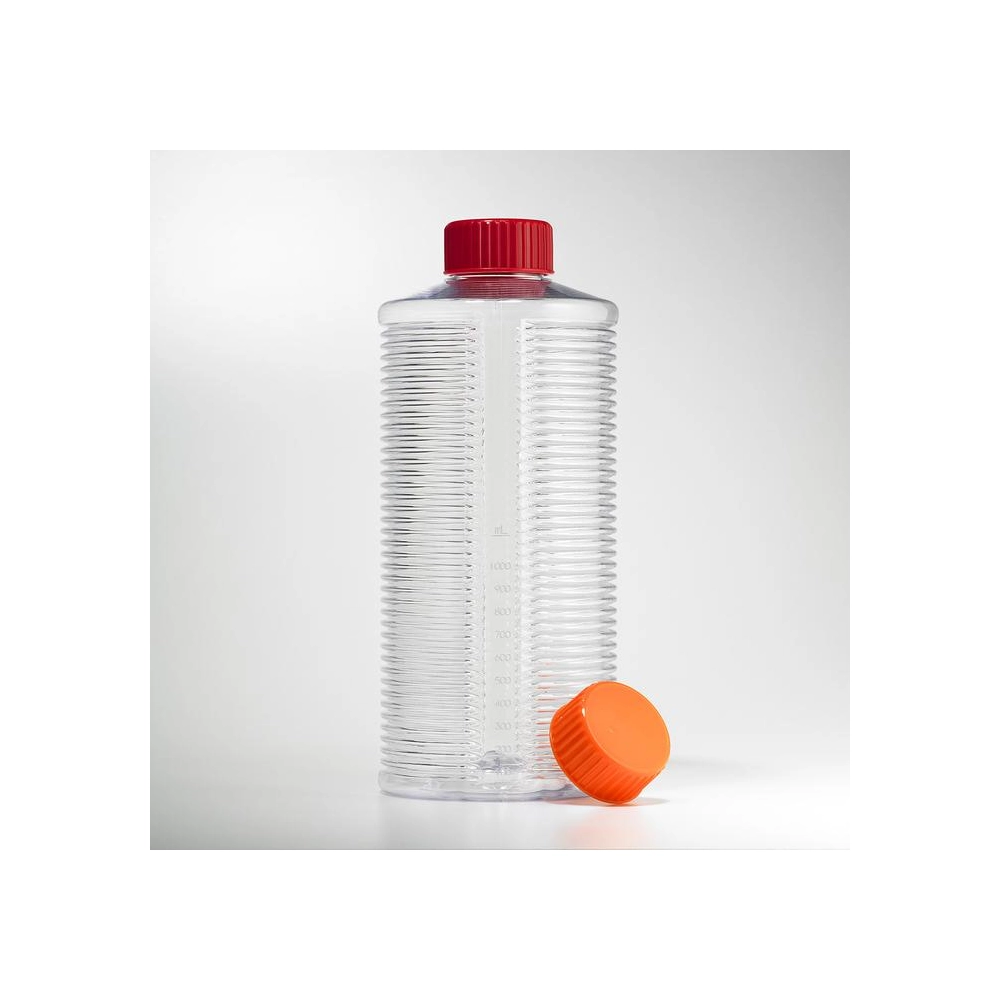 Corning 1700cm Polystyrene Expanded Surface Roller Bottle with Easy Grip Cap,Sterile,20/Bag, 20/Case