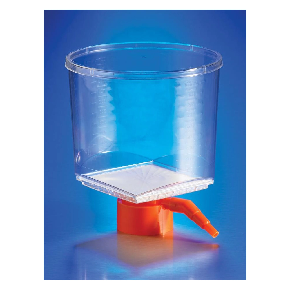 Corning 1000mL Bottle Top Vacuum Filter, 0.22Micrometer Pore, 54.5cm squared PES Membrane, Fits 45mm Diameter Necks, Sterile, Individually Packaged, 12/Case