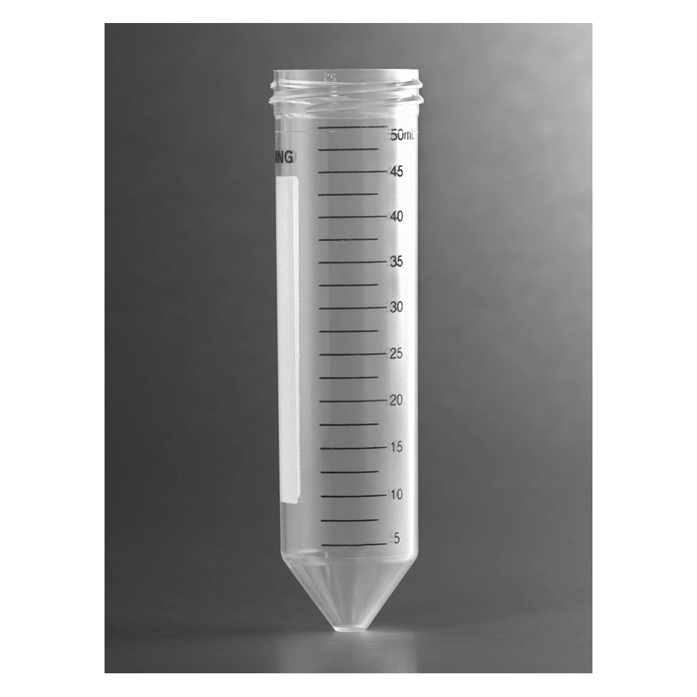 Corning 50mL PP Centrifuge Tubes, Bulk Packed with No Cap, Sterile, 25/Sleeve, 500/Case