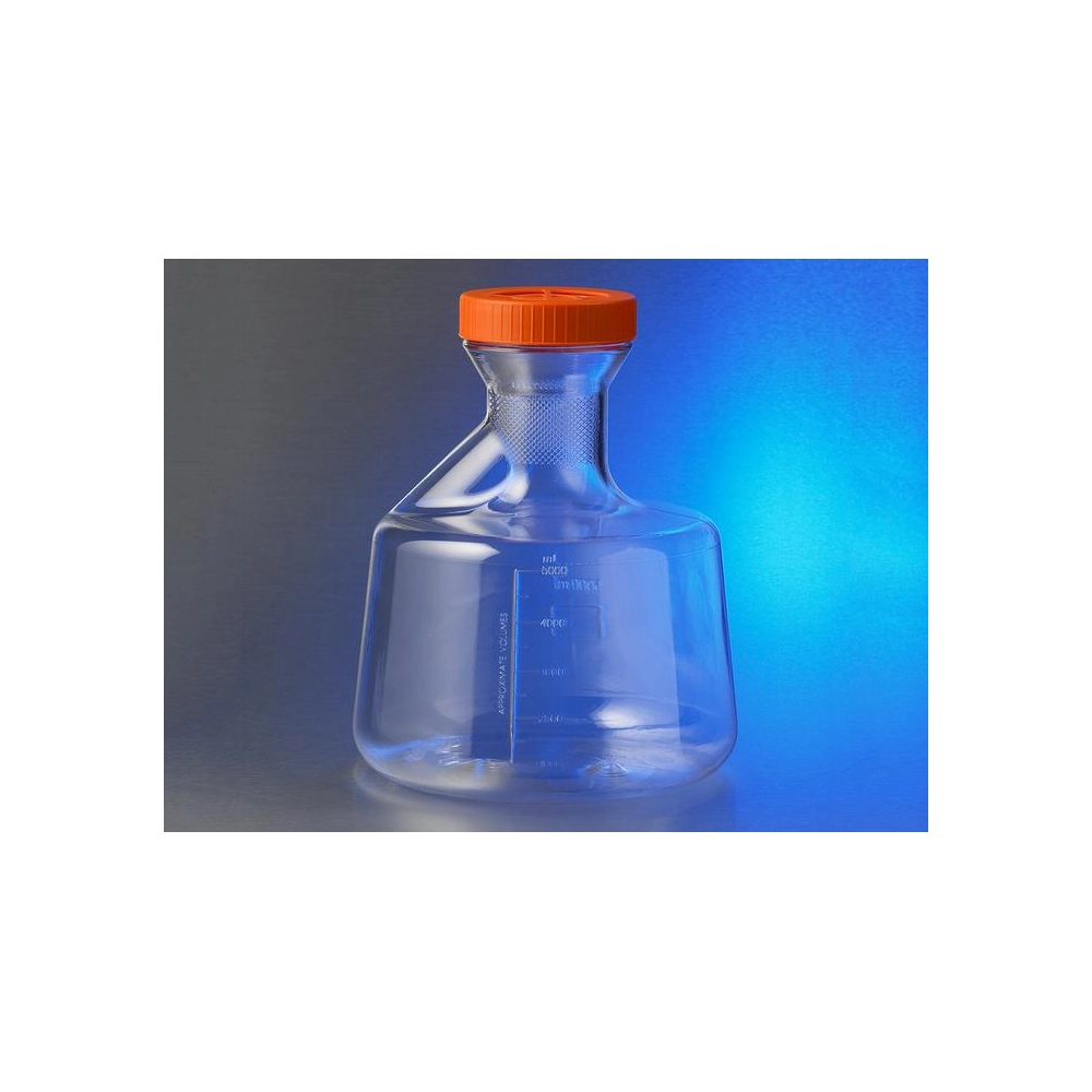 Corning 5L Polycarbonate Erlenmeyer Shake Flask with Vent Cap,Sterile,1/Bag,4/Case