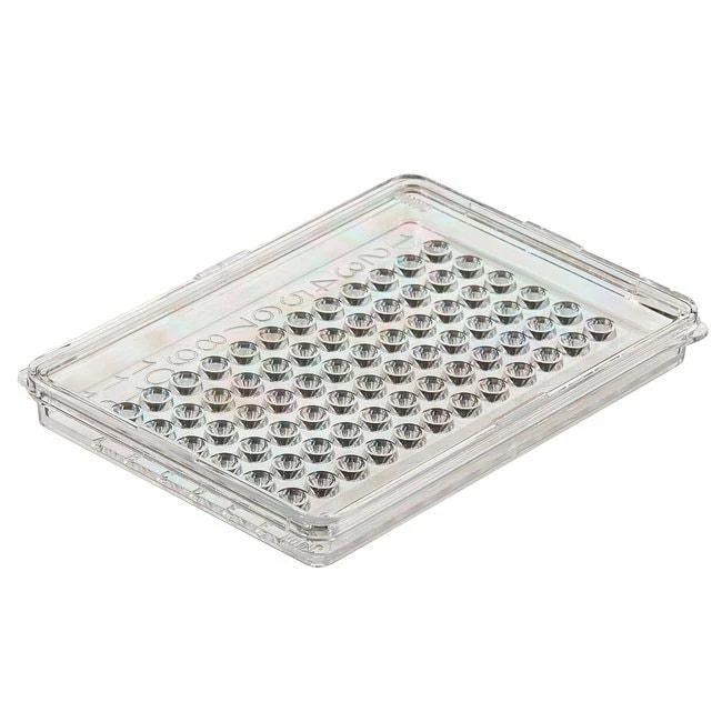 MicroWell Mini Tray 72 Well w/Lid Low Profile NS PS 10 ul Well