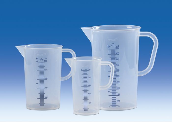 Graduated Pitcher, PP, molded/printed, 500mL, pack of 12
