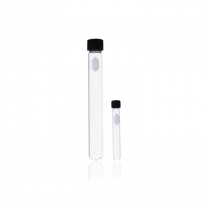 Reusable Screw Thread Culture Tube,Unattached Cap, Rubber Liner,15-415,16X150MM