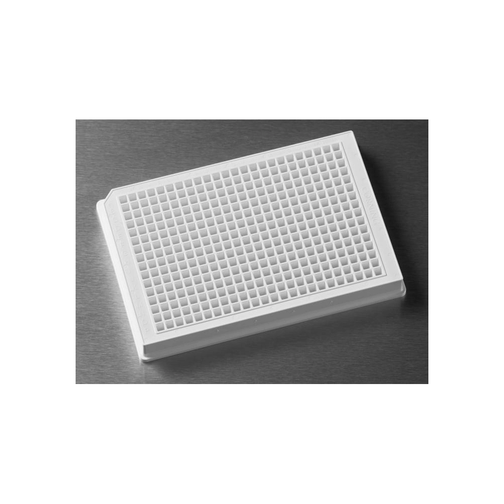 Corning 384 Well Low Volume White Round Bottom Polystyrene Not Treated Microplate, 10 per Bag, without Lid, Nonsterile