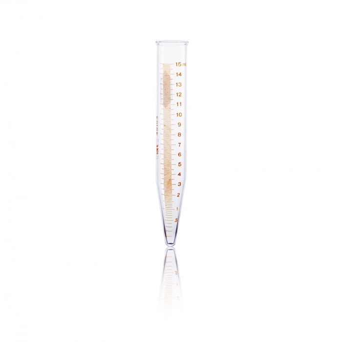 Graduated Reusable Centrifuge Tube,TC,RED STAIN,15ML