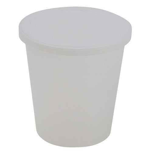 Container w Lid Natural, PPCO 8oz, 250/CS