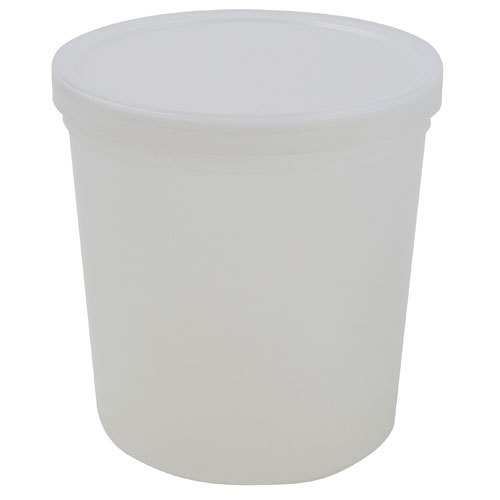 Container w Lid Natural, PPCO 68oz, 50/CS