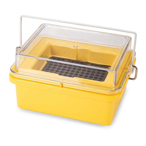 CryoCool Mini Cooler, -20C, 96-Place (8x12) for 0.2mL PCR Tubes, Yellow
