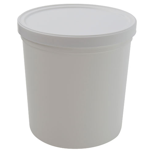 Container w Lid White, PPCO 68oz, 50/CS