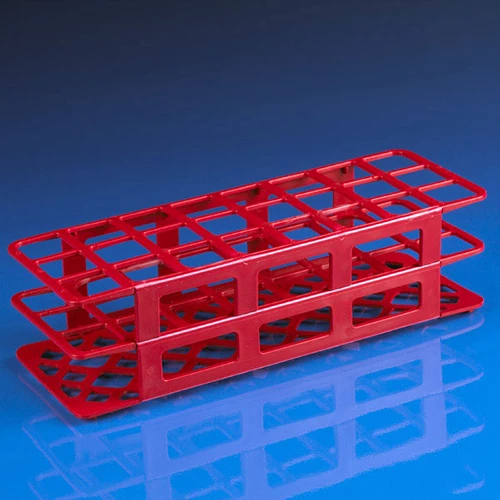 Snap-N-Rack Tube Rack for 30mm Tubes, 24-Place, PP, Red - PK/1