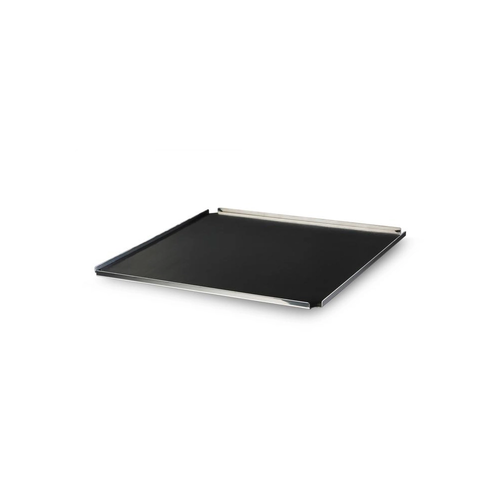 Flat platform with rubber mat