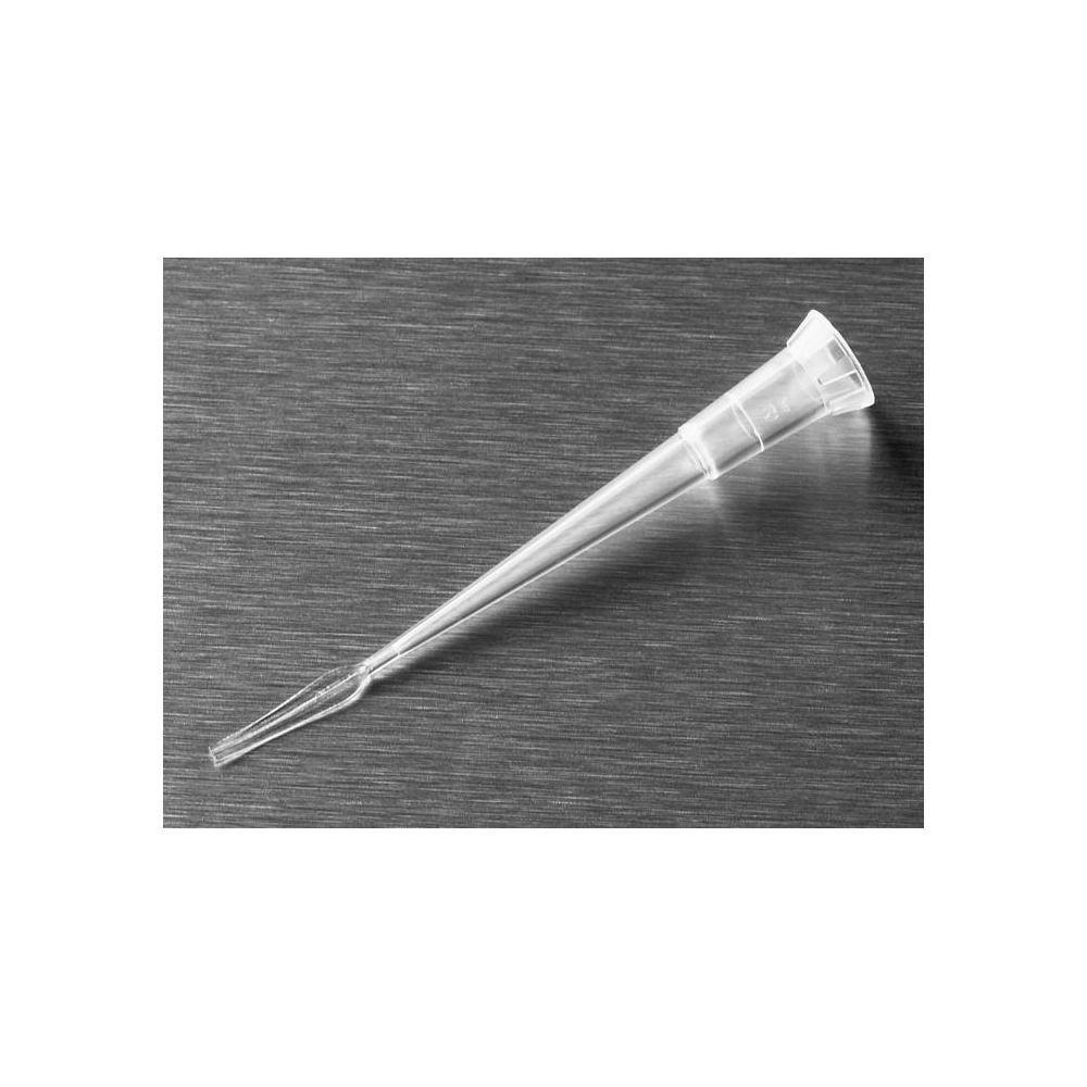 Corning 0.2-10µL Flat Microvolume Gel-Loading Pipet Tips, Fits Gilson Micropipettors, Natural, Non-Sterile, 200 Tips/Rack, 2 Racks/Case., 400 Tips/Case.