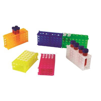 4-Way Tube Rack, Yellow