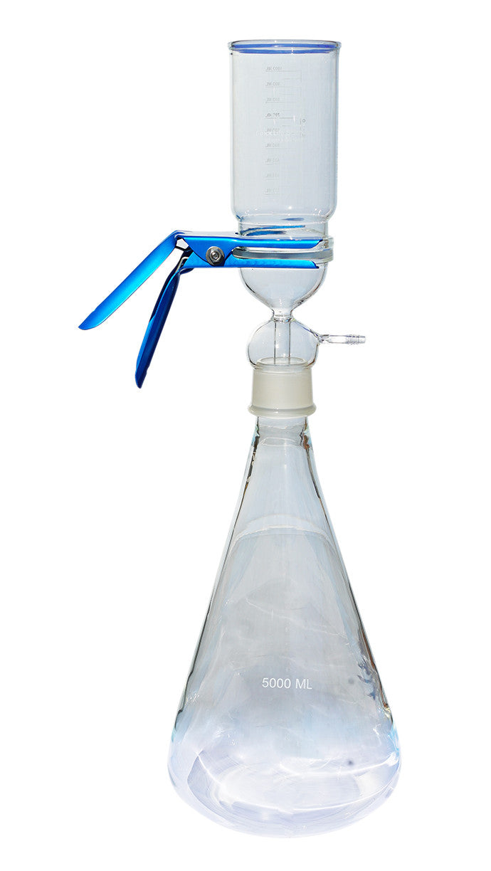 EZFlow, Assembly, 5,000 mL Flask, 1,000 mL Funnel for Ø90 mm Glass Membrane, 1/EA