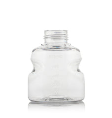 EZBiopure Titanium Round Bottle, PETG, 500mL, GL45 Neck with No Cap, Non-Sterile, 24/CS
