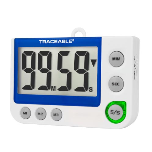Flashing LED Alert Big-Digit Alarm Timer
