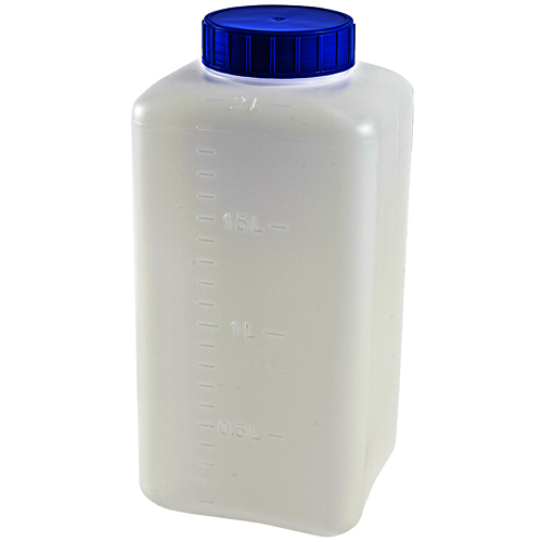 Bottle WM Square, HDPE 2000mL, 5/CS