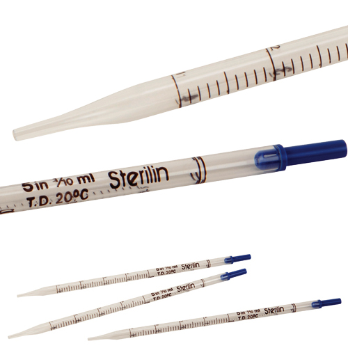 Pipette w Suction CS/200, PS 5mL, 1/CS