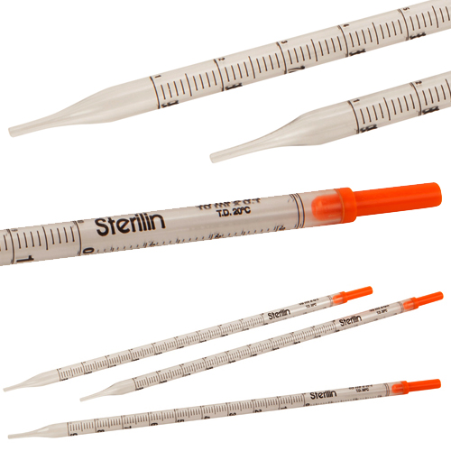 Pipette w Suction CS/500, PS 10mL, 1/CS