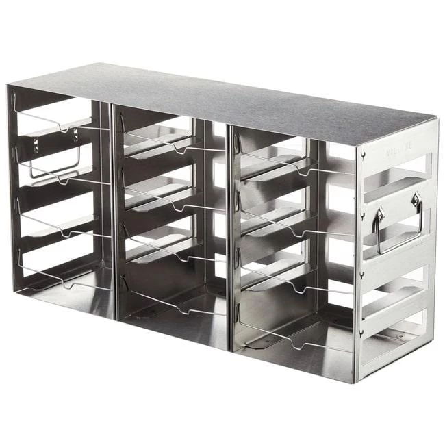 Horizontal CryoBox Rack 1.2/2.0 ml 12-Shelf 4x3 Array 9 x 9 Box