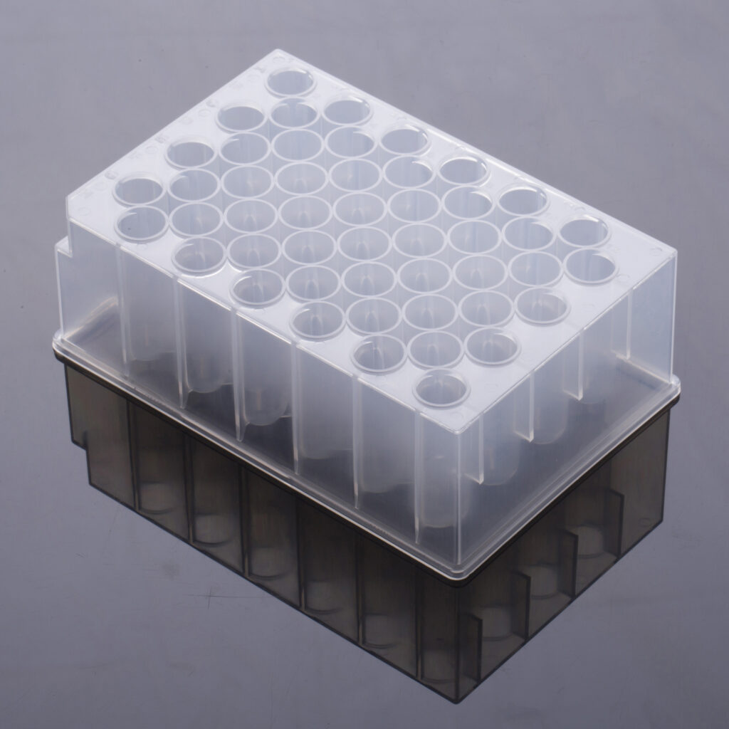 3.5 ml 48-Well Deep Well Plate, U-bottom, Round well, Sterile, 5/pk, 50/c