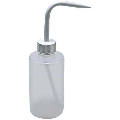 Washbottle NM White Cap, LDPE 250mL, 5/CS