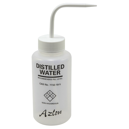 Washbottle WM Distilled, LDPE 500mL, 5/CS