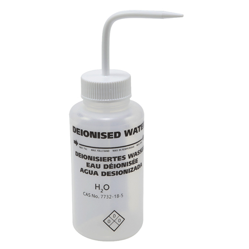 Washbottle WM Deionized, LDPE 500mL, 5/CS