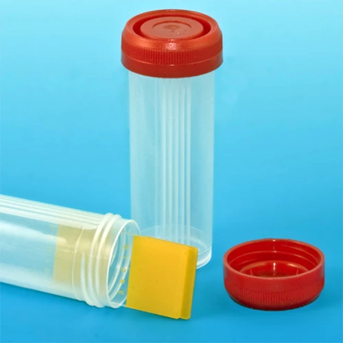 Slide Mailer, Polypropylene, Red Screwcap, for 4 Slides
