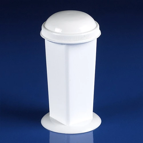 Coplin Microscope Slide Staining Jar, 5-10 Place, PP, White, Screw Cap, 12/Unit