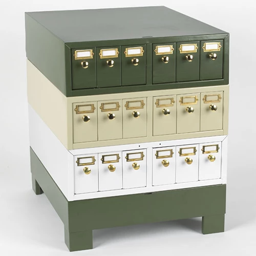Slide Cabinet Base, Metal, Green