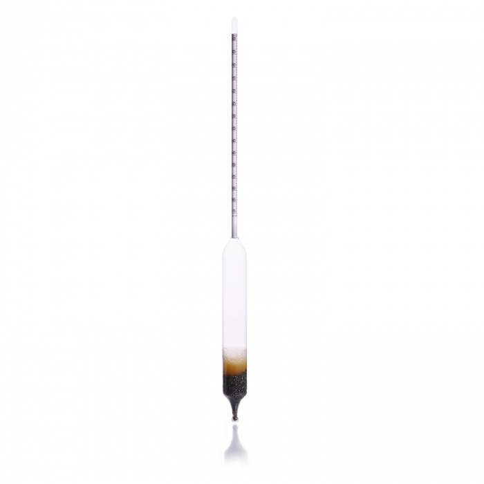 High Precision Specific Gravity Hydrometer, Tall Form SG 1.000-1.070 EA