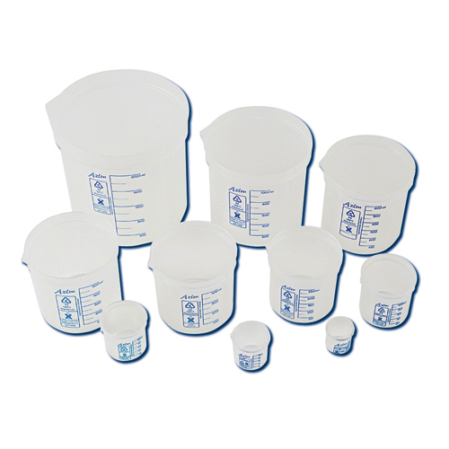 Beaker Set, 10 piece, PP, 1/ST