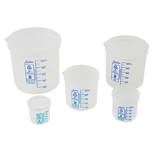 Beaker Set, PP 50,100,250,600,1000mL, 1/ST