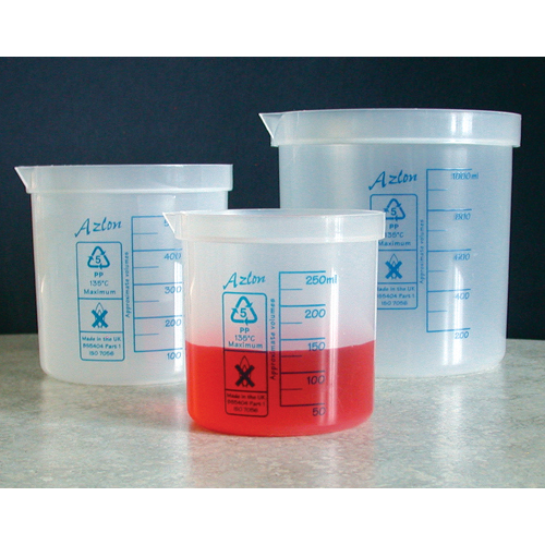 Beaker Set, PP 250,500,1000mL, 1/ST