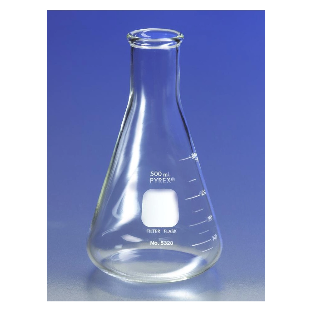 PYREX 500mL Filtering Flask without Sidearm Tubulation