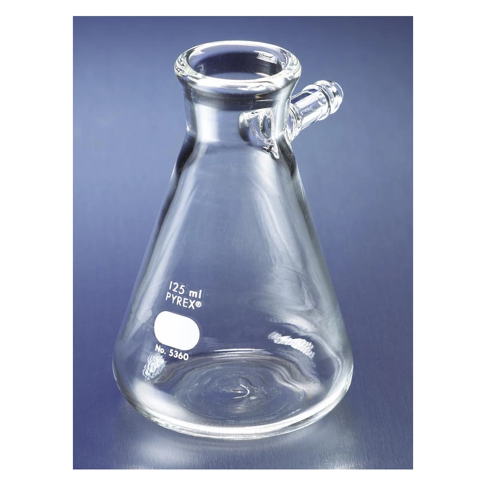 PYREX 25mL Micro Filtering Flasks with Sidearm Tubulation