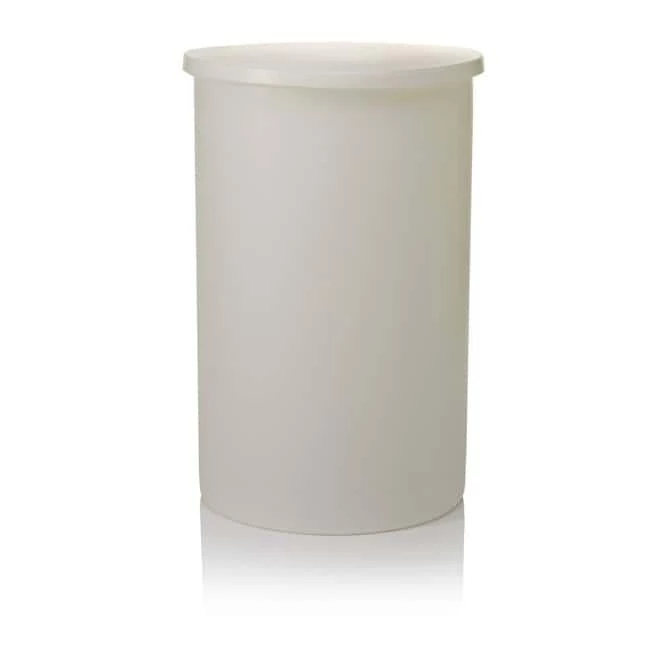 Cylindrical Tank with Cover Lightweight HDPE 30 gallon