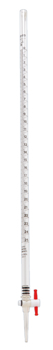 Burette Graduated, 25mL Acrylic, 1/EA