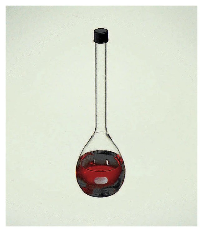 PYREX 25mL Class A Volumetric Flask with Screw Cap
