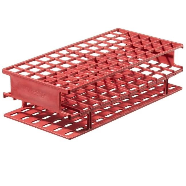 Test Tube Rack Unwire Red PP 16 mm