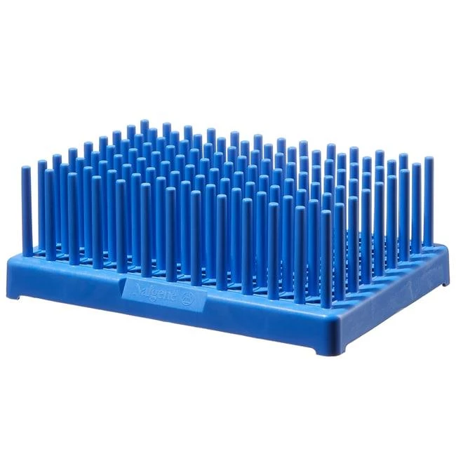 Test Tube Rack Peg Blue PP 13 mm